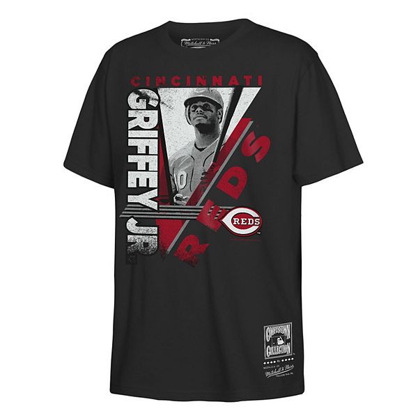 Youth Mitchell & Ness Ken Griffey Jr. Black Cincinnati Reds In the