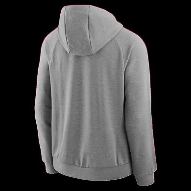 Men's Nike Gray Kentucky Wildcats 2025 Courtside Basketball Practice Raglan Dri-FIT Hoodie