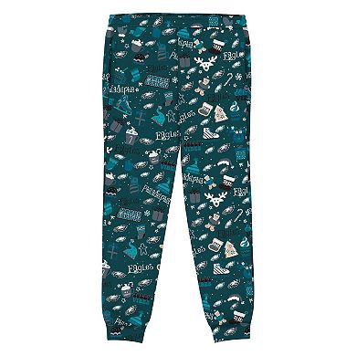 Toddler Outerstuff Midnight Green Philadelphia Eagles Chestnut Holiday Sleep Set