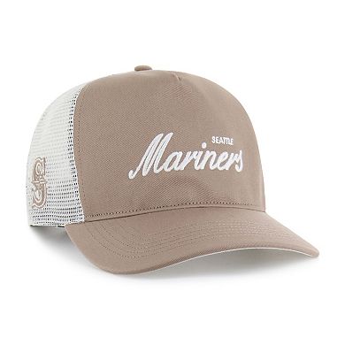 Men's '47 Brown Seattle Mariners Foundational Mesh Hitch Adjustable Hat