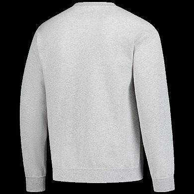 Unisex BreakingT Aaron Judge Heather Gray New York Yankees Player Name & Number Sweatshirt