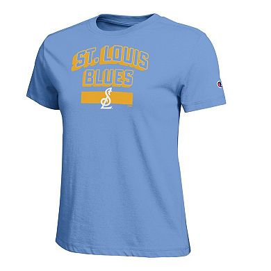 Women's Champion Light Blue St. Louis Blues Team T-Shirt