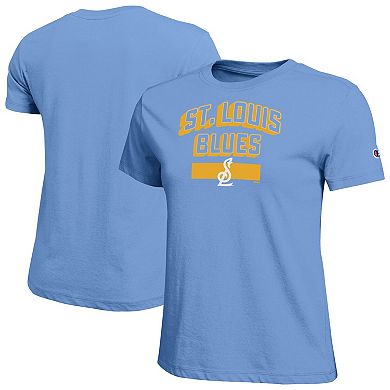 Women's Champion Light Blue St. Louis Blues Team T-Shirt