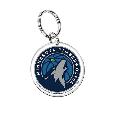 WinCraft Minnesota Timberwolves Premium Acrylic Core Key Ring