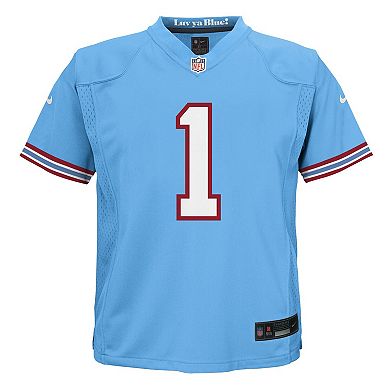 Toddler Nike Cameron Ward Light Blue Tennessee Titans Alternate 2 Game Jersey