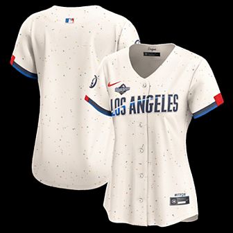 Women's Nike Cream Los Angeles Dodgers 2025 World Series City Connect Limited Jersey