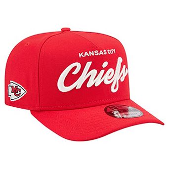 Men's New Era Red Kansas City Chiefs Local Play A-Frame 9FIFTY Snapback Hat
