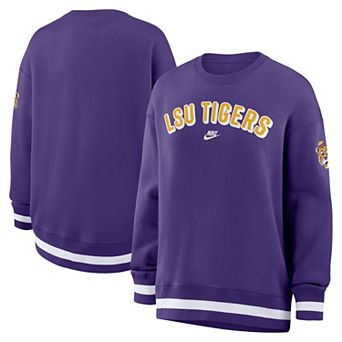 Women's Nike Purple LSU Tigers Oversized Legacy Phoenix Sweatshirt