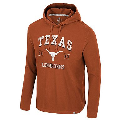 Men's Colosseum Texas Orange Texas Longhorns Simoleans Washed Hoodie