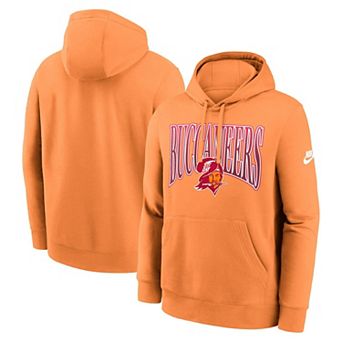 Men's Nike Orange Tampa Bay Buccaneers Full Blitz Club Fleece Pullover Hoodie