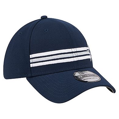 Men's New Era Navy Dallas Cowboys Stripes 39THIRTY Flex Hat