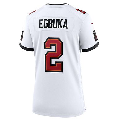 Women's Nike Emeka Egbuka White Tampa Bay Buccaneers Game Jersey