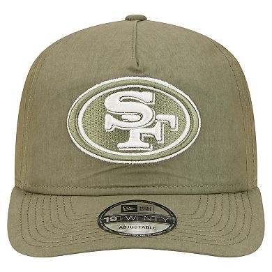 Men's New Era Olive San Francisco 49ers Nylon 19TWENTY Adjustable Hat