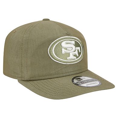 Men's New Era Olive San Francisco 49ers Nylon 19TWENTY Adjustable Hat