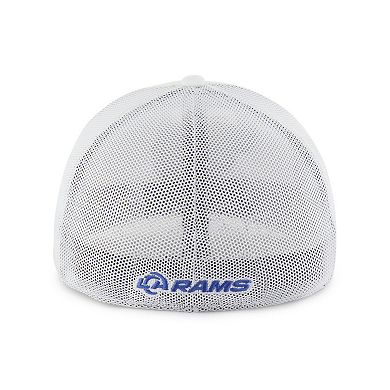 Men's '47 White Los Angeles Rams Snowball Trophy Stretch Fit Hat