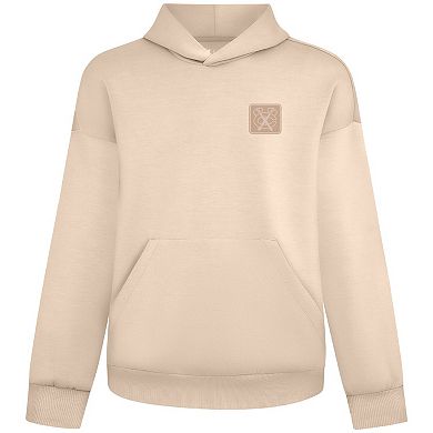 Women's Levelwear Khaki Chicago Blackhawks Tri-Blend Luxe Signature Hoodie