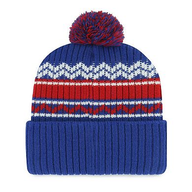 Youth '47 Royal Chicago Cubs Polar Vortex Cuffed Knit Hat with Pom