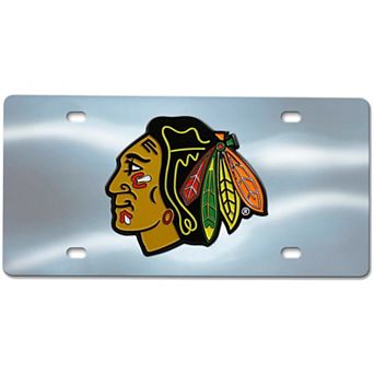 Logo Brands Chicago Blackhawks Diecast License Plate