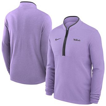 Men's Nike Lavender Kansas State Wildcats Basketball Victory Dri-FIT Half-Zip Pullover