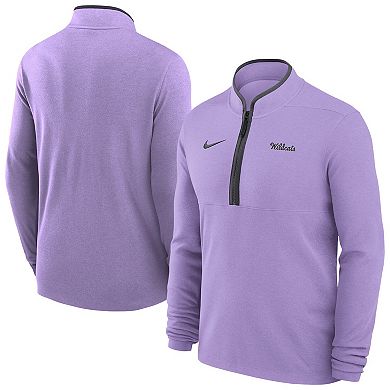 Men's Nike Lavender Kansas State Wildcats Basketball Victory Dri-FIT Half-Zip Pullover