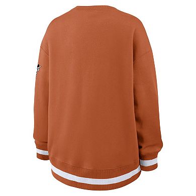 Women's Nike Texas Orange Texas Longhorns Oversized Legacy Phoenix Sweatshirt