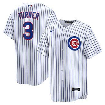 Men's Nike Justin Turner White Chicago Cubs Home Replica Jersey