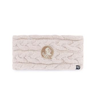 Women's '47 Natural Florida State Seminoles Core & Inline Latte Knit Headband