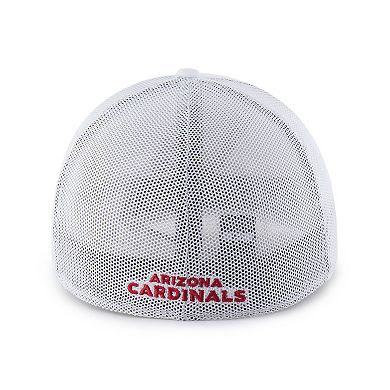 Men's '47 White Arizona Cardinals Snowball Trophy Stretch Fit Hat