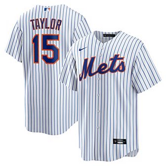 Men's Nike Tyrone Taylor White New York Mets Home Replica Jersey