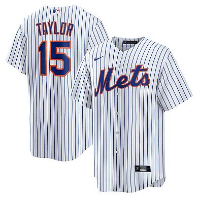 Men's Nike Tyrone Taylor White New York Mets Home Replica Jersey
