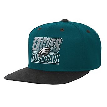 Youth Outerstuff Midnight Green Philadelphia Eagles Team Gradient Deadstock Snapback Hat