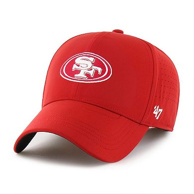 Men's '47 Scarlet San Francisco 49ers Vent MVP Adjustable Hat