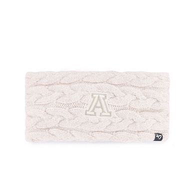 Women's '47 Natural Arizona Wildcats Core & Inline Latte Knit Headband