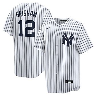 Men's Nike Trent Grisham White New York Yankees Home Replica Jersey