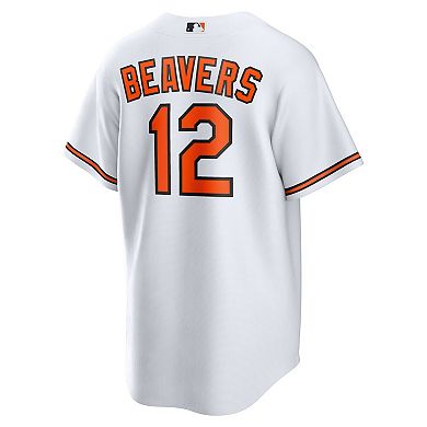 Men's Nike Dylan Beavers White Baltimore Orioles Home Replica Jersey