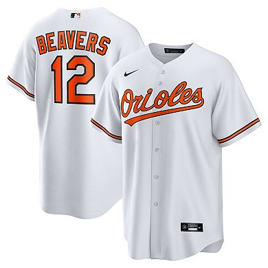 Men's Nike Dylan Beavers White Baltimore Orioles Home Replica Jersey