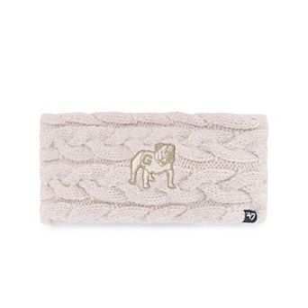 Women's '47 Natural Georgia Bulldogs Core & Inline Latte Knit Headband