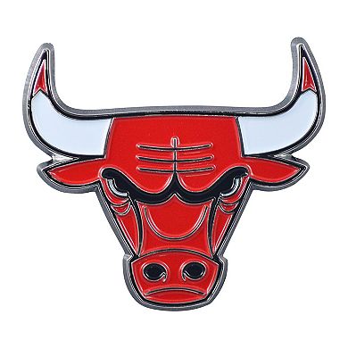 Logo Brands Chicago Bulls Embossed Color Auto Emblem