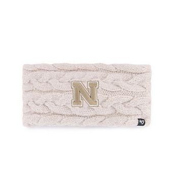 Women's '47 Natural Nebraska Huskers Core & Inline Latte Knit Headband