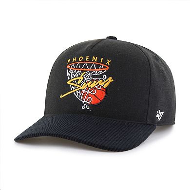 Men's '47 Black Phoenix Suns Nothing But Net Hitch Adjustable Hat