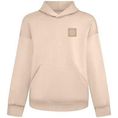 Women's Levelwear Khaki Boston Bruins Tri-Blend Luxe Signature Hoodie