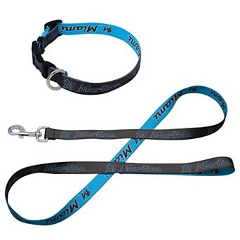 WinCraft Miami Marlins Pet Leash and Collar Set