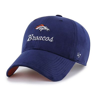 Women's '47 Navy Denver Broncos Spirited Clean Up Adjustable Hat