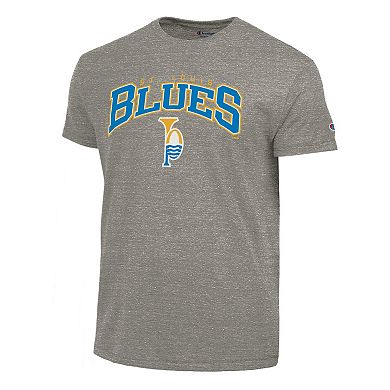 Men's Champion Gray St. Louis Blues Tri-Blend T-Shirt