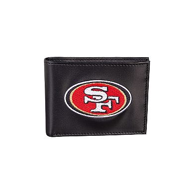 San Francisco 49ers Synthetic Leather Embroidered Bifold Wallet