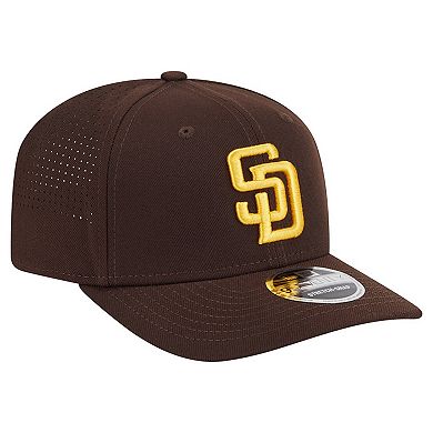 Men's New Era Brown San Diego Padres Performance 9SEVENTY Adjustable Hat