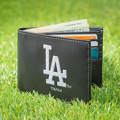 Los Angeles Dodgers Synthetic Leather Embroidered Bifold Wallet