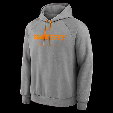 Men's Nike Gray Tennessee Volunteers 2025 Courtside Basketball Practice Raglan Dri-FIT Hoodie