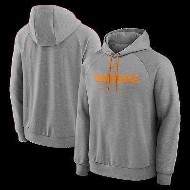 Men's Nike Gray Tennessee Volunteers 2025 Courtside Basketball Practice Raglan Dri-FIT Hoodie