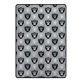 Pegasus Las Vegas Raiders 66" x 95" Oversized Logo Roll Ultra Cozy Blanket